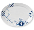 Blue Fluted Mega Oval Plate A84563