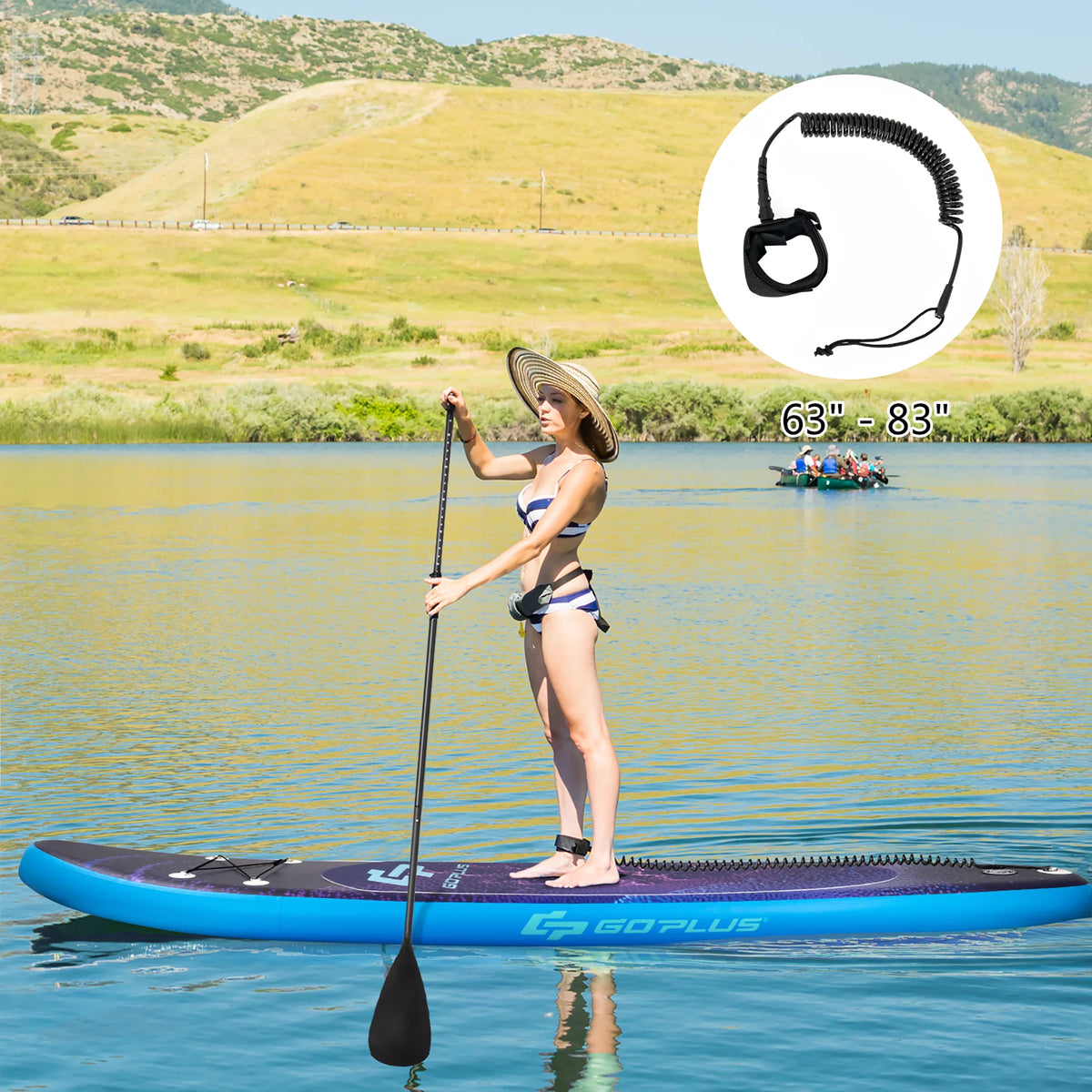 10.5' Inflatable Stand Up Paddle Board with Bag P714236