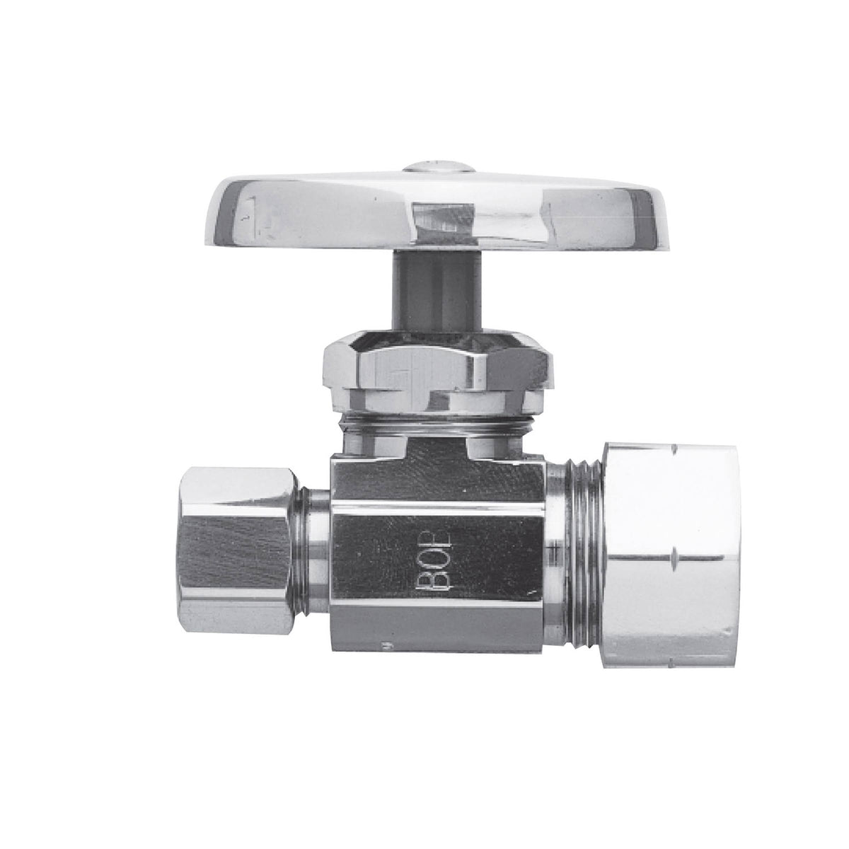 1/2x22 Compression Straight Valve P832