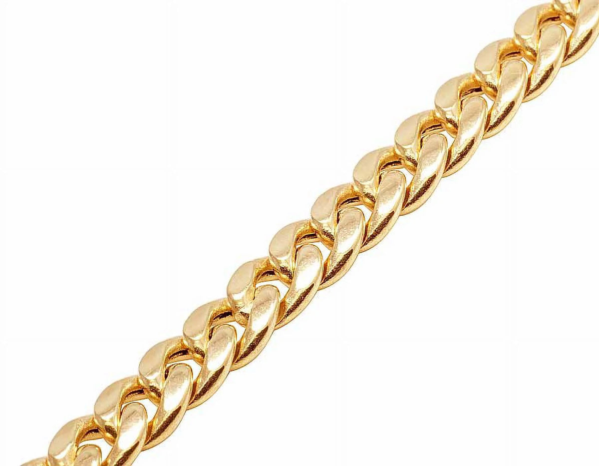 10K Yellow Gold Miami Cuban Link Chain M73433